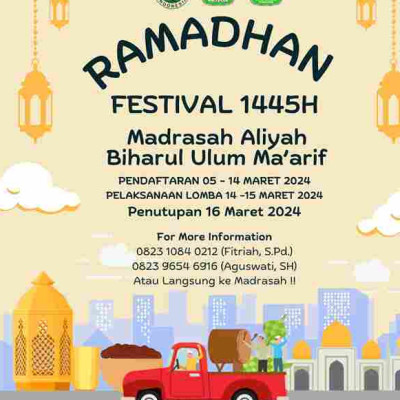 MA Biharul Ulum Ma'arif Akan Gelar Empat Lomba di Festival Ramadhan