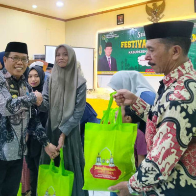 Sukseskan Festival Ramadhan, Kemenag Selayar Salurkan Ratusan Paket Sembako