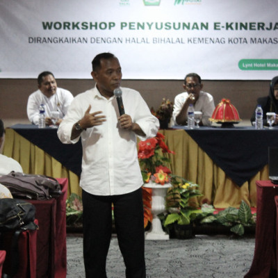 Irman Mendorong Kualitas Kinerja ASN Melalui Workshop E-Kinerja dan Halal Bihalal"