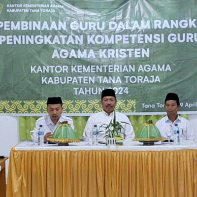 Kabag TU Ali Yafid Tekankan 5 Poin Penting pada Pembinaan Guru Agama Kristen di Tana Toraja