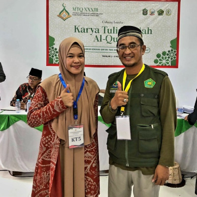 Guru Muda MA Al-Junaidiyah Biru Ikut Lomba KTI di Ajang MTQ Provinsi 2024