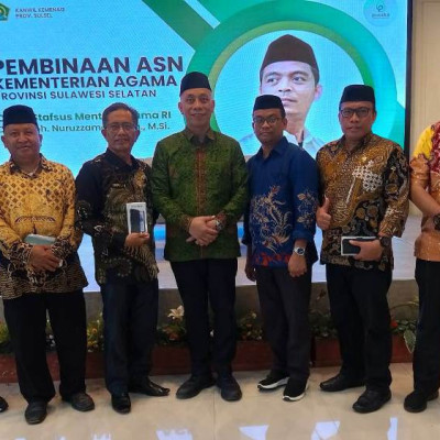 Kakan Kemenag Luwu Hadiri Pembinaan ASN