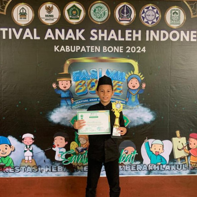 Gemilang FASI 2024: Murid MIN 7 Bone Raih Juara I Dalam Lomba Tartil