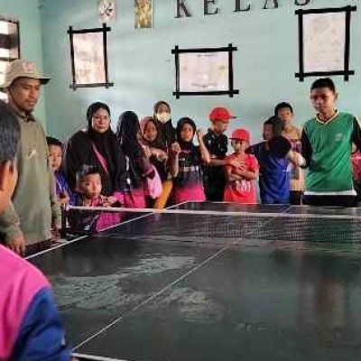 MI DDI Awang-Awang Ikut Serta Di Cabang Tenis Meja Pada Porseni Madrasah Tingkat Kabupaten Pinrang