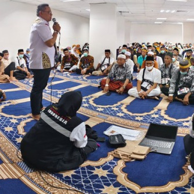 Jemaah Kloter 18 UPG Bone Siap Jalani Puncak Ibadah Haji di Armuzna