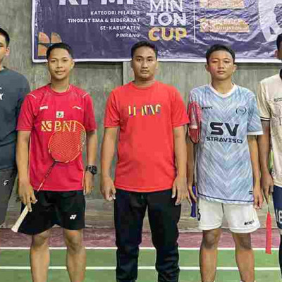 Tim Bulu Tangkis MAN Pinrang Melenggang Ke Semifinal Setelah Tumbangkan SMKN 3 Pinrang