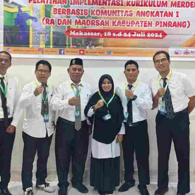 Kamad dan Guru MTsN Pinrang Ikuti Pelatihan IKM Berbasis Komunitas di BDK Makassar