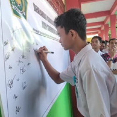 Deklarasi Madrasah Ramah Anak MAN Sidenreng Rappang