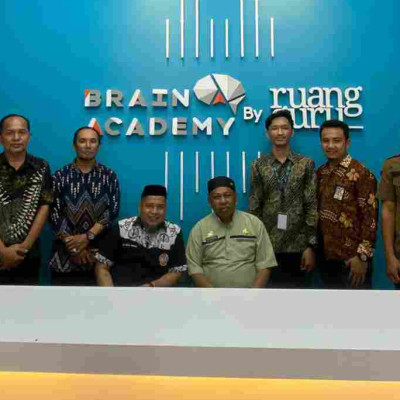 MAN Pinrang Hadiri Launching Brain Academy Ruangguru