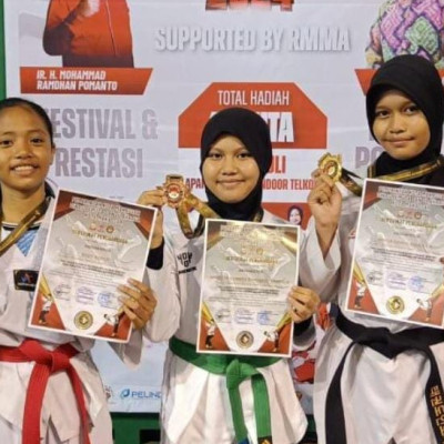 Nahda, Siswa MTsN Gowa Raih Juara 1 Open Tournament Taekwondo Piala Walikota