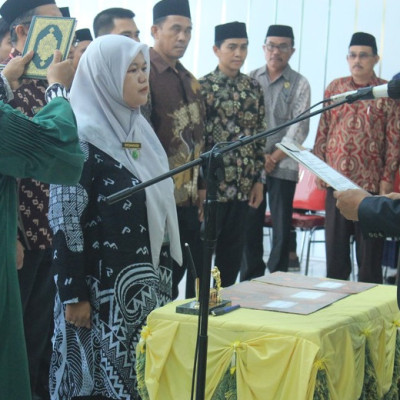 Dilantik di Tanggal Cantik, Rifdaningsi Resmi Jabat Penzawa Kantor Kemenag Kota Parepare