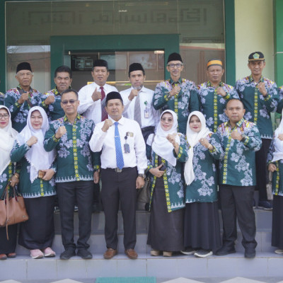 Rombongan Kementerian Agama Kota Pontianak Melakukan Kunjungan Studi Tiru di MTsN 1 Kota Makassar