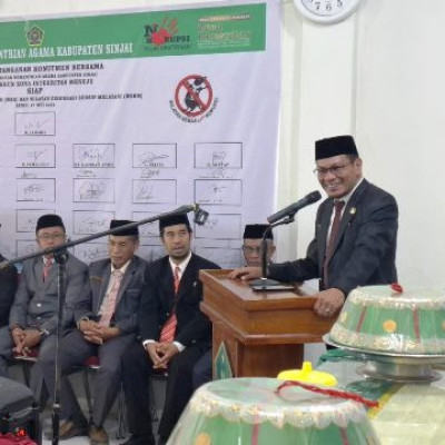 Kepala Kankemenag Sinjai Lantik 6 Kepala KUA dan 4 Kepala Madrasah Negeri