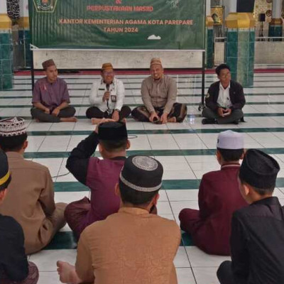 Bimas Islam Kemenag Kota Parepare Lakukan Pembinaan Imam dan Perpustakaan Masjid