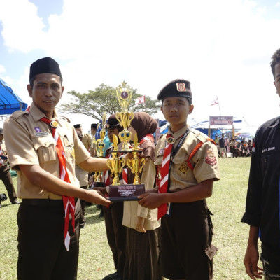 MTs Tonrong Raih Juara Umum 2 dalam Perkemahan HUT Pramuka ke-63 di Batu Pangka, Bulukumba