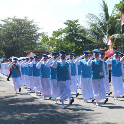 MA Rantebelu Menjuarai Lomba Gerak Jalan Indah Tingkat Kabupaten Luwu