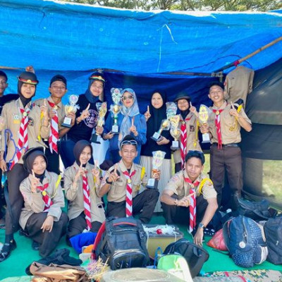 Pramuka MAN 1 Sinjai Juara Umum Perkemahan Jambore 1 dan Raimuna 1 Tahun 2024