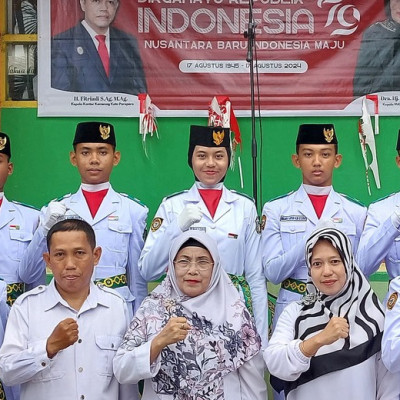 Kendit Pandu Indonesia bagi 9 Pelajar MAN 2 Kota Parepare Purna-Paskibraka 2024