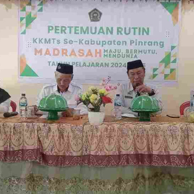 MTs Ma'arif Kab. Pinrang Gelar Pertemuan KKMS: Membangun Sinergi Pendidikan di Kabupaten Pinrang