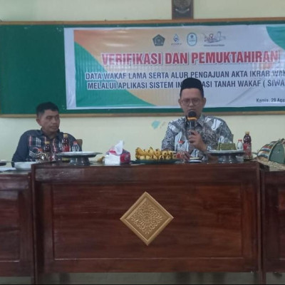 H. Mulyadi Ajak Kepala KUA Konsisten dalam Percepatan Sertifikasi Tanah Wakaf