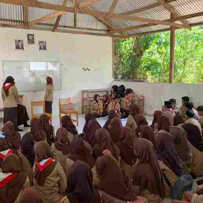 Abdul Wahyu dan Awalia Terpilih Sebagai Pradana dan Pradani di Ambalan Pramuka MA Biharul Ulum Ma'arif