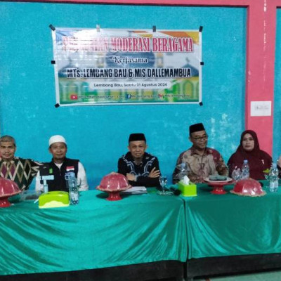 Penguatan Moderasi Beragama Lembang Bau Juga Dihadiri Pimpinan Pesantren Babussalam