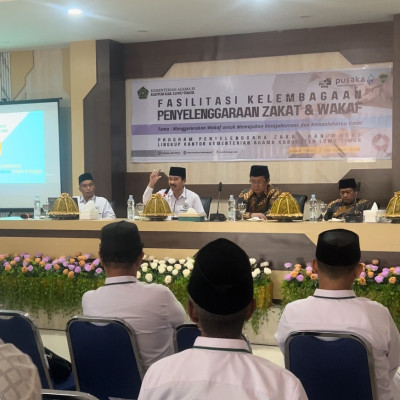 Optimalkan fungsi Zakat & Wakaf Kemenag Luwu Timur Gelar Kegiatan Fasilitasi Kelembagaan