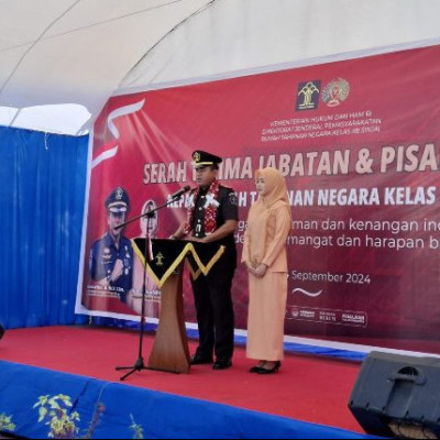 Sertijab dan Pisah Sambut Kepala Rutan Kelas IIB Sinjai, Ini Harapan Kakankemenag Sinjai