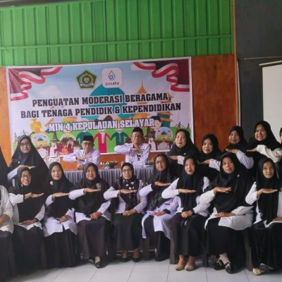 MIN 4 Selayar libatkan siswa kelas VI menjadi peserta Sosialisasi Moderasi Beragama