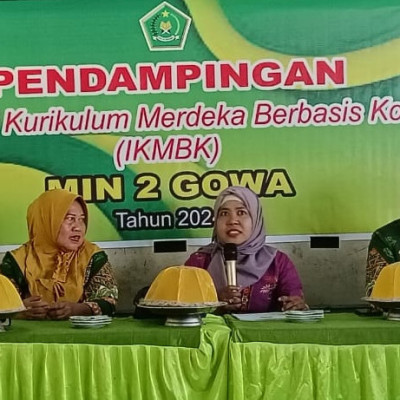 MIN 2 Gowa Gelar Pendampingan Implementasi Kurikulum Merdeka Berbasis Komunitas