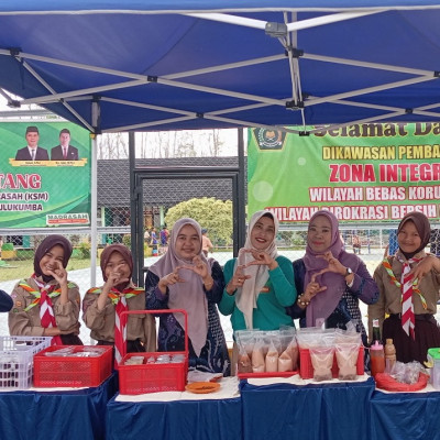 Tingkatkan Kreativitas dan Jiwa Entrepreneur, Madtsani Scout MTsN 2 Bulukumba Gelar Bazar