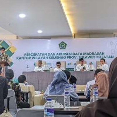 Percepatan dan Akurasi Data Madrasah Se-Sulawesi Selatan, MTsN 1 Sidenreng Rappang Kirim Utusan