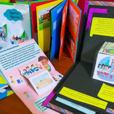 Peserdik MIN 8 Bone Ciptakan Pop-Up Book