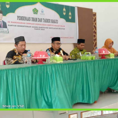 Kasi Bimas Islam Kumpulkan Imam dan Takmir Masjid di Aula KUA Kec. Buki