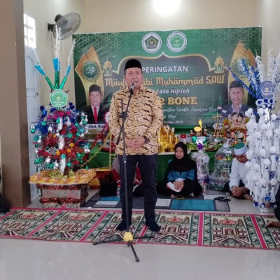 Peringatan Maulid di MAN 2 Bone, Hadirkan Pesan Damai dan Karakter Kebangsaan