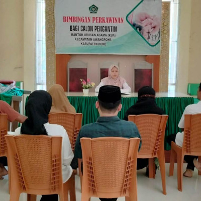 PAI KUA Awangpone Bekali Calon Pengantin dengan Bimbingan Menuju Pernikahan Sakinah