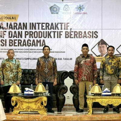 Kabag TU Kanwil Kemenag Sulsel Buka Seminar Pembelajaran Interaktif, Atraktif, dan Produktif Berbasis Moderasi Beragama