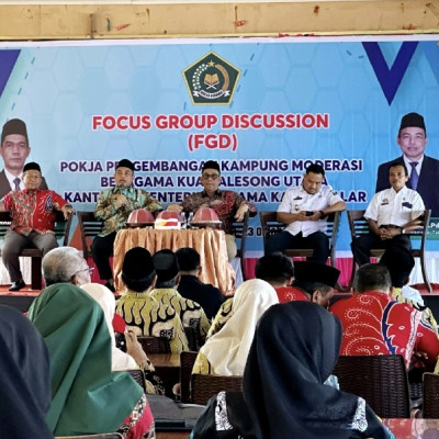 FGD di Takalar, Aminuddin Tegaskan Moderasi Beragama sebagai Nilai Dasar Kehidupan Masyarakat