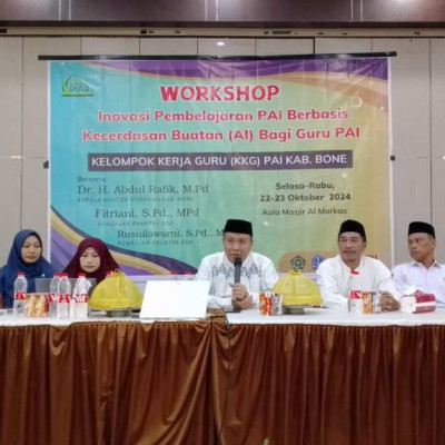 Kakankemenag Bone Buka Workshop Inovasi Pembelajaran PAI Berbasis Kecerdasan