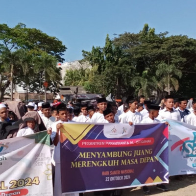 Santri MAS Darul Istiqamah Bulukumba Berpartisipasi dalam Peringatan Hari Santri Nasional Se-Kabupaten Bulukumba