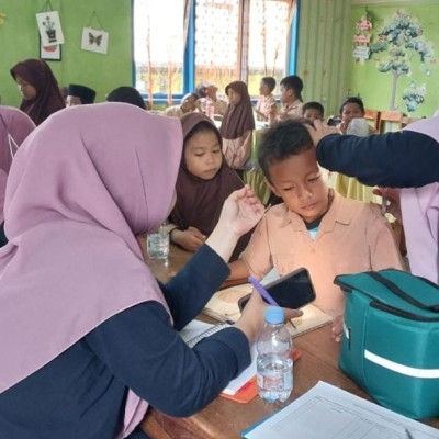 Siswa MIN 1 Gowa Ikut Pemeriksaan Kesehatan Berkala Tahap II