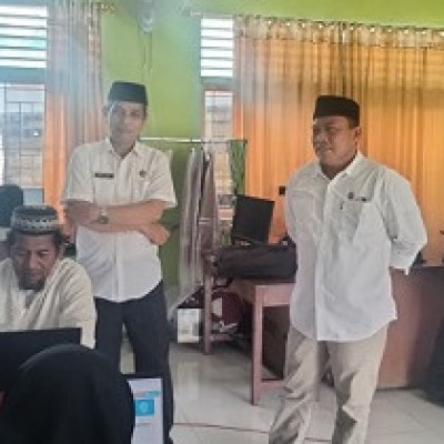 Di Pantau Langsung Kakankemenag Lutra AKG Madrasah Luwu Utara Berlangsung Tertib