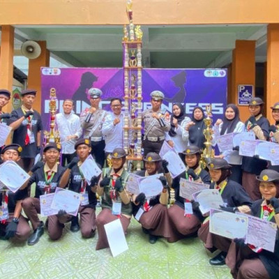 Arsy Scout MA Syekh Yusuf Gowa Juara Umum Putra Putri di Ajang Estrellas Sonix 2024