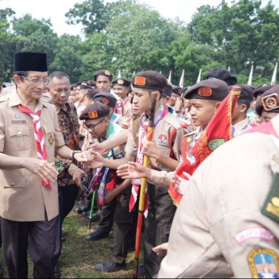 Siapkan Generasi Adaptif dan Kreatif, Menag akan Kembangkan Gerakan Kepramukaan Madrasah