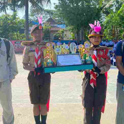 MTsN Pinrang Bawa Pulang Delapan Trophy di Ajang Festival Camp Ceria