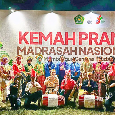 Sendratari Pramuka Madrasah Sulsel Pukau Penonton di Ajang KPMN 2024