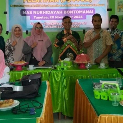 Kolaborasi Pengawas MIS dan MAS Nurhidayah Bontomanai Lakukan Pendampingan P5PPRA