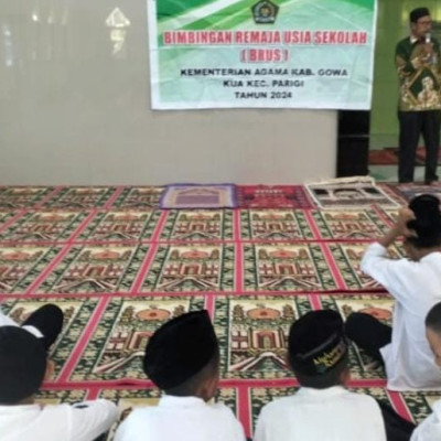 BRUS Di SMPN 4 Parigi, Penyuluh Agama : Pentingnya Kerja Keras dan Giat Belajar