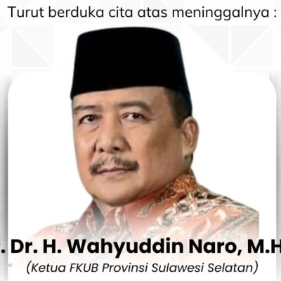 Prof. Dr. H. Wahyuddin Naro, M.Hum.: Teladan Merawat Kerukunan