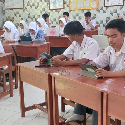 Kilasan Hari Pertama Pelaksanaan USBKA Siswa MAN 2 Kota Parepare